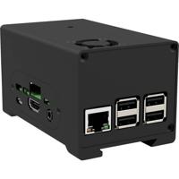 Joy-it RB-STROMPI3-CASE Aluminium behuizing Geschikt voor serie: Raspberry Pi, StromPi 3 Incl. batterijvak, Afneembare GPIO-afdekking, Incl. actieve koeler, - thumbnail