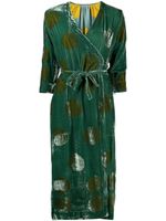 Uma Wang robe à pois imprimés - Vert