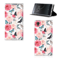 Sony Xperia L1 Smart Cover Butterfly Roses - thumbnail