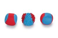 Beeztees Splashball, hondenspeelgoed, blauw/rood, diameter: 6,2 cm, 3