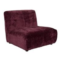 Dutchbone Giada Fauteuil - Plum - thumbnail