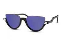 CWI zonnebril dames vlinder zwart/blauw (CWI1498)