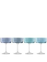 LSA International lot de quatre verres à cocktail Gems - Bleu - thumbnail