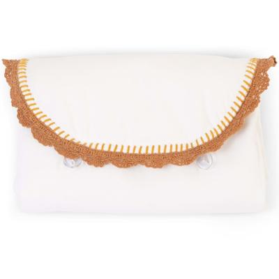 CHILDHOME Aankleedkussen Angel jersey gehaakt ecru CHILDHOME Aankleedkussen Angel jersey gehaakt ecru