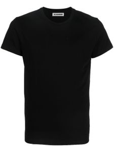 Jil Sander t-shirt en coton à manches courtes - Noir