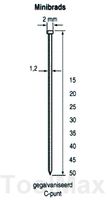 Dutack 1.2mm minibrads | 40mm | 5000 stuks - 5134033