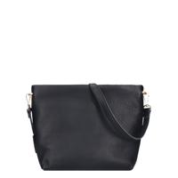 Fred de la Bretoniere Soft Grain Leather Crossbody M dark blue  Damestas