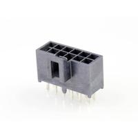 Molex 1053101212 Female header, inbouw (standaard) Totaal aantal polen: 12 Rastermaat: 2.50 mm Inhoud: 1 stuk(s) Tray