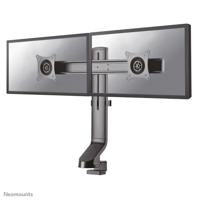 Neomounts FPMA-D860DBLACK Monitor-tafelbeugel 2-voudig 25,4 cm (10) - 68,6 cm (27) Zwart Kantelbaar, Roteerbaar, Zwenkbaar