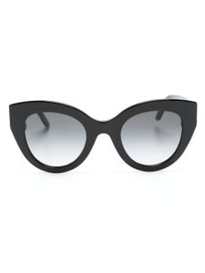 Alexander McQueen Eyewear lunettes de soleil à monture oversize - Noir