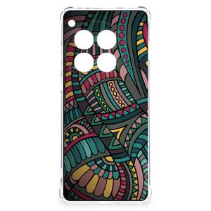 OnePlus 12 Doorzichtige Silicone Hoesje Aztec