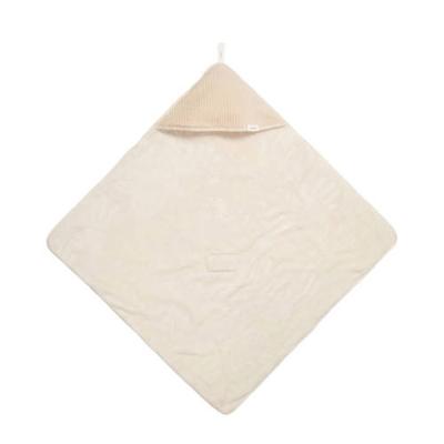 Koeka omslagdoek teddy/corduroy Vik 100x100 cm zand