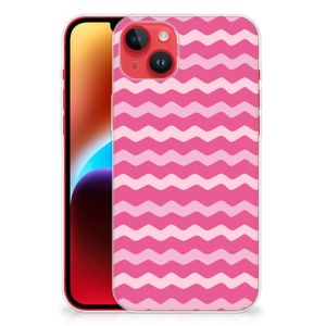 iPhone 14 Plus TPU bumper Waves Pink