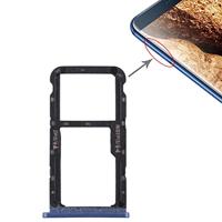 Bac Carte SIM + Bac Carte SIM/Carte Micro SD pour Huawei Maimang 6 (Noir)