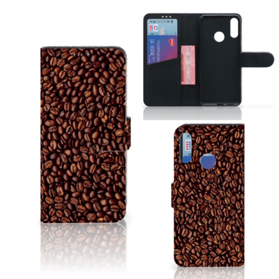 Motorola Moto E6 Plus Book Cover Koffiebonen Motorola Moto E6 Plus Book Cover Koffiebonen