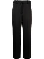 Lanvin satin-finish straight-leg trousers - Noir - thumbnail