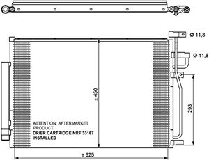 Condensor, airconditioning 35775