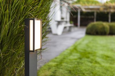 Lutec 7193001118 Qubo Staande buitenlamp LED LED vast ingebouwd 15 W Antraciet