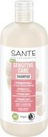 SANTE Naturkosmetik Sensitive Care Shampoo Probiotica + 3-voudig proteïnecomplex, veganistische haarshampoo voor versterkt en gehydrateerd haar, geschikt voor een gevoelige hoofdhuid, 500 ml