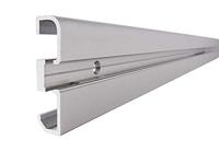 Sokkelprofiel AM-02-10 voor 10-11,3 mm LED-strepen, mat zilver, geanodiseerd, 200 cm