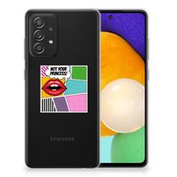 Samsung Galaxy A52 (5G/4G) Silicone Back Cover Popart Princess - thumbnail