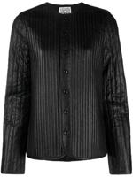 TOTEME Leren jack - Zwart