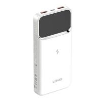 Ldnio PQ11 15W Draadloos Opladen Power Bank 10000mAh - USB-C, 2xUSB-A - Wit - thumbnail