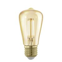 EGLO E14 LED-lamp C35, filament kaars gloeilamp warm wit voor antiek, vintage, retroverlichting, 4 watt (komt overeen met 22 watt), 220 lm, 2200 K