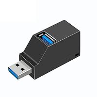 Mini Portable 2 x USB 2.0 + 1 x USB 3.0 hub met kabel