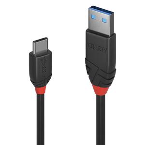 LINDY USB-kabel USB 3.2 Gen1 (USB 3.0 / USB 3.1 Gen1) USB-C stekker, USB-A stekker 0.15 m Zwart 36914