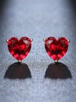 Dol zijn op zirkoon Kristal oorbellen