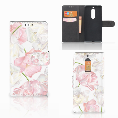 Nokia 5 Hoesje Lovely Flowers Nokia 5 Hoesje Lovely Flowers