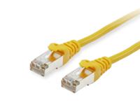 Equip 605561 RJ45 Netwerkkabel, patchkabel CAT 6 S/FTP 2.00 m Geel Vergulde steekcontacten 1 stuk(s)