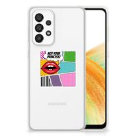 Samsung Galaxy A33 5G Silicone Back Cover Popart Princess