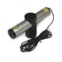 Lijnlaser, groen, 532 nm, 90 °, 24 V DC, Ø40x210 mm, Laser Class 2M, Focus fixed (7.0m), Kabellengte 3,000 mm - 70115499