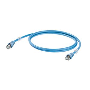 Weidmüller 1165900005 RJ45 Netwerkkabel, patchkabel CAT 6A S/FTP 0.50 m Blauw UL gecertificeerd 1 stuk(s)