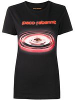 Rabanne t-shirt à imprimé graphique - Noir - thumbnail