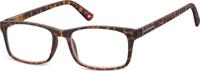 Montana leesbril MR73A rechthoekig turtle bruin sterkte +3.50