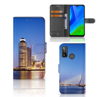 Huawei P Smart 2020 Flip Cover Rotterdam - thumbnail