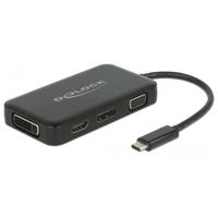 DeLOCK DeLOCK USB-C > VGA / HDMI / DVI / DisplayPort - thumbnail