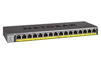 NETGEAR GS116LP Unmanaged Gigabit Ethernet (10/100/1000) Power over Ethernet (PoE) Zwart