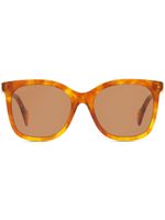 Gucci Eyewear lunettes de soleil à monture oversize - Marron - thumbnail