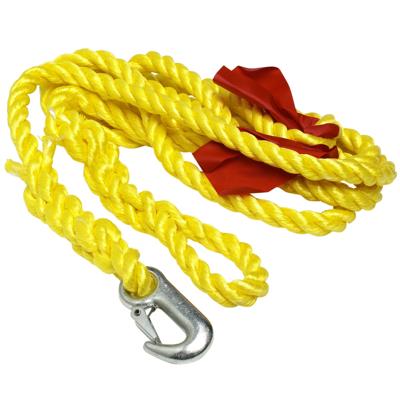 Auto sleepkabel/sleeptouw tot 2000 kg - geel - 3,6 meter Auto sleepkabel/sleeptouw tot 2000 kg - geel - 3,6 meter