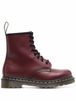 Dr. Martens bottines en cuir à lacets - Rouge - thumbnail