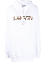 Lanvin hoodie à logo brodé - Blanc - thumbnail