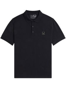 Raf Simons X Fred Perry polo en coton à logo brodé - Noir