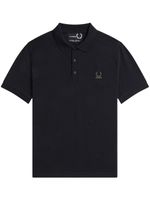 Raf Simons X Fred Perry polo en coton à logo brodé - Noir - thumbnail