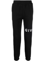 Givenchy pantalon de jogging à logo imprimé - Noir - thumbnail