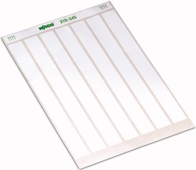 Wago 210-345 etiket Afgeronde rechthoek Wit 150 stuk(s)