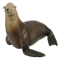 Safari speeldier zeeleeuw junior 9 x 6,5 cm bruin